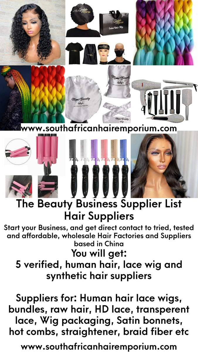 The Beauty Business Supplier List Hair Suppliers South African